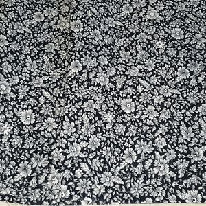 Fabric Chintz Cotton plain weave vintage floral 10.6 yards